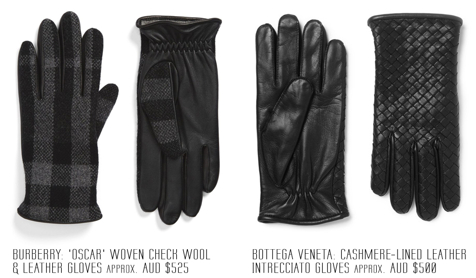 burberry gloves mens